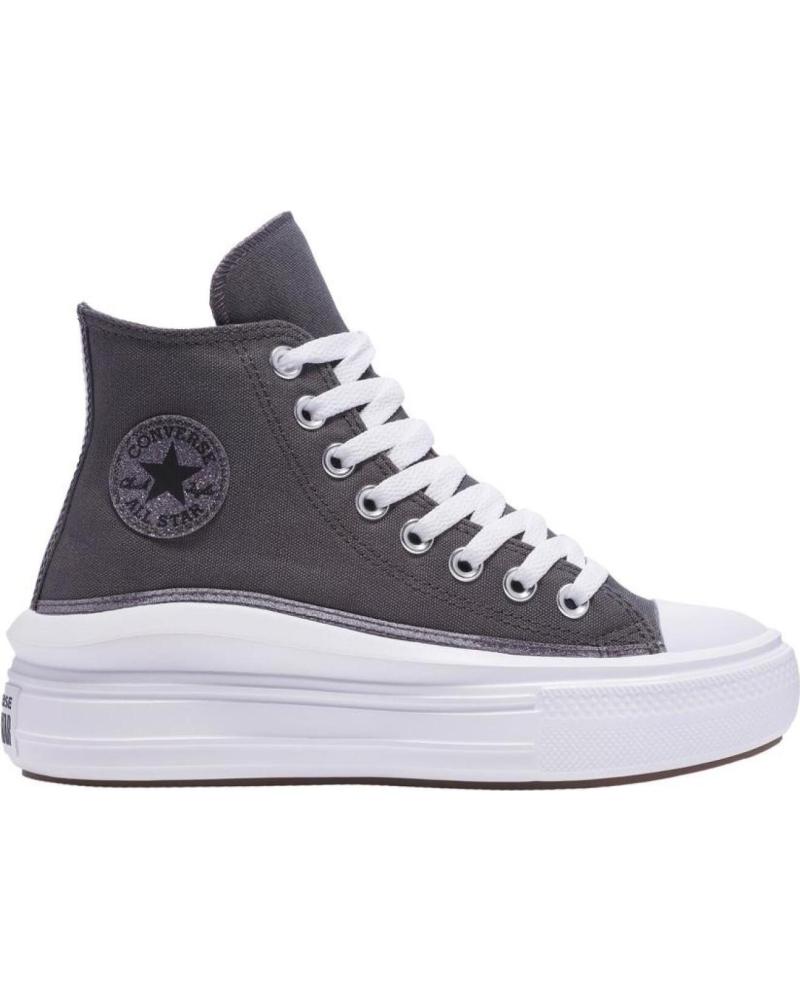 Zapatos de Niña y Niño CONVERSE CHUCK TAYLOR ALL STAR MOVE TONAL CANVAS GRIS