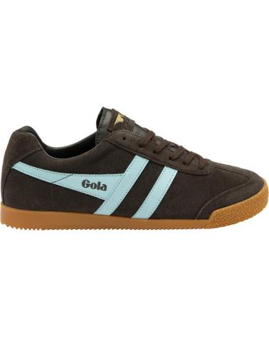 Sportif GOLA  pour Homme et Garçon ZAPATILLAS--CMA192-HARRIER-  DARK BROWN-PALE BLUE
