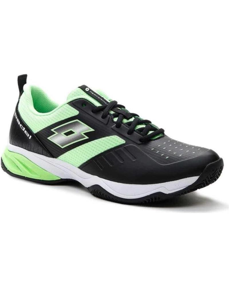 Zapatillas deporte LOTTO  de Hombre ZAPATILLA PADEL SUPER RAPIDA 400IV NEGRA  NEGRO