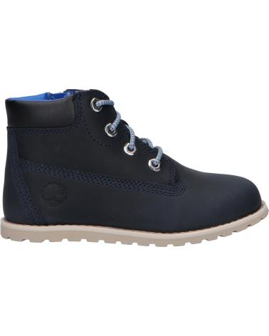 girl and boy boots TIMBERLAND TB0A2N9N POKEY PINE MID LACE UP  0191 NAVY