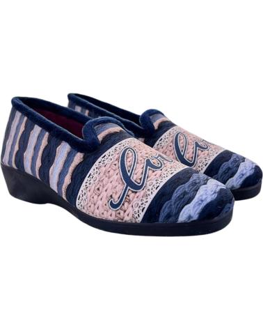 Hausschuhe OTRAS MARCAS  für Damen ZAPATILLA 7700  AZUL