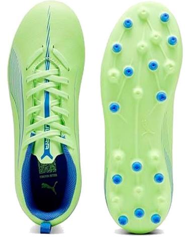 Esportes  PUMA  de Menina e Menino BOTAS DE FUTBOL ULTRA 5 PLAY JR MG 107911-03  VERDE