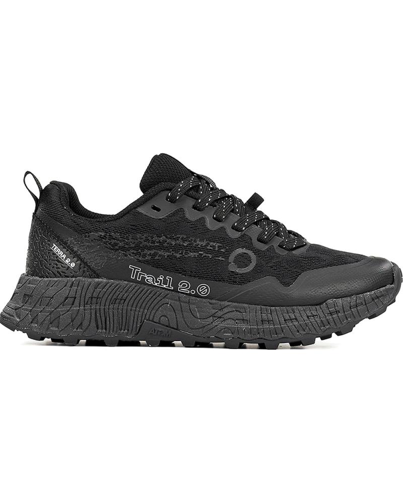 Sneaker für Damen FLUCHOS DEPORTIVAS PARA MUJER ATOM AT159 TERRA V2 LOW DENSITY BLACK
