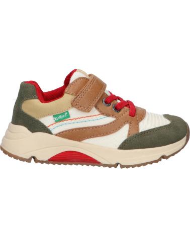 Sportivo KICKERS  per Bambino 959952-30 RUNRUN  203 KAKI CAMEL ROUG