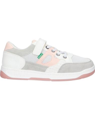 Deportivas KICKERS  de Niña 928560-30 KIKOUAK  33 BLANC ROSE