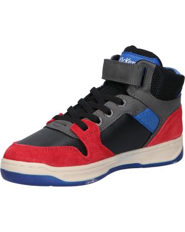 Deportivas KICKERS  de Niño 972790-30 KICKADO  83 NOIR BORDEAUX