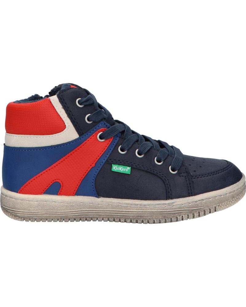 Deportivas KICKERS  de Niño 739356-30 LOWELL  53 BLEU ROUGE MARI