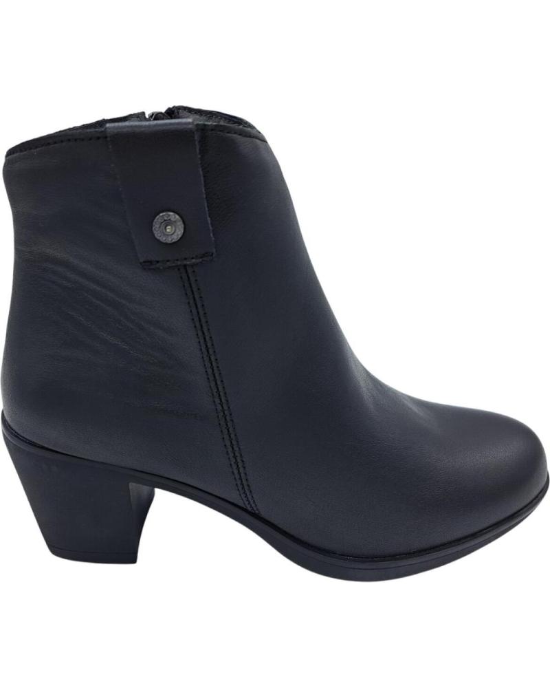 Bottines MARCA INEXISTENTE  pour Femme BOTIN PIEL TACON  NEGRO