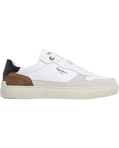 Scarpe sport PEPE JEANS  per Uomo PMS00019-802 CAMDEN NATURE M  OPTIC WHITE