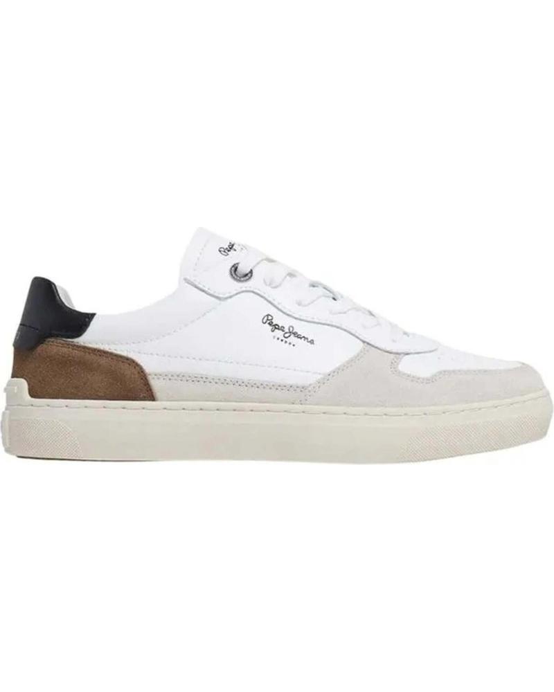 Scarpe sport PEPE JEANS  per Uomo PMS00019-802 CAMDEN NATURE M  OPTIC WHITE