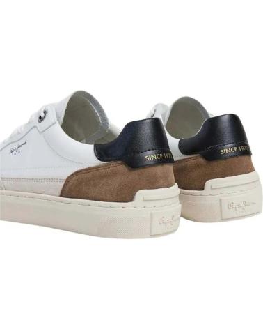 Scarpe sport PEPE JEANS  per Uomo PMS00019-802 CAMDEN NATURE M  OPTIC WHITE