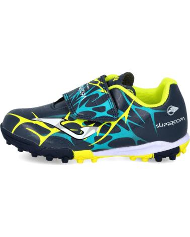 Sneaker JOMA  für Junge SUPER-COPA-JR-2503 BOTAS FUTBOL PISO TURF MARINO  AZUL