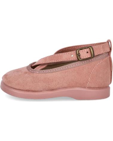 Chaussures L&R SHOES  pour Fille LR SHOES 111 MERCEDITAS DE NINA CON TIRAS CRUZADAS  ROSA