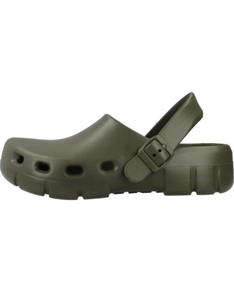 Woman Clogs BIRKENSTOCK ZUECOS MUJER MODELO BIRKI FLOW EVA COLOR VERDE  KHAKI