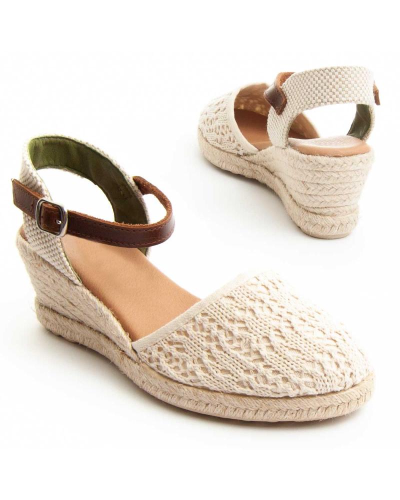 Sandalias de Mujer LEINDIA TEJIDOSPART BLACK