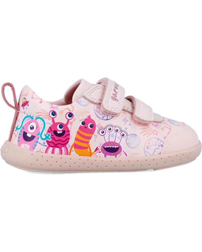 Sportif GARVALIN  pour Fille ZAPATILLA COTTON RESPETUOSA 241307  ROSA EMPOLVADO