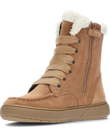 GEOX J THELEVEN J46HYC C6627 GIRLS' BOOTS WHISKEY BROWN WHISKY