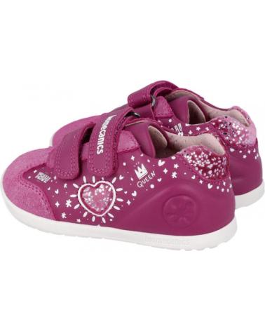 Deportivas BIOMECANICS  de Niña BAREFOOT PRIMEROS PASOS 241163 NINA FUXIA  MORADO