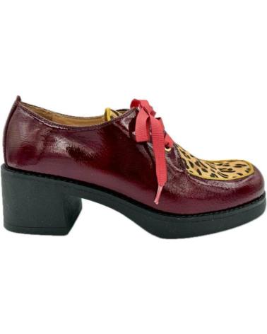 Schuhe OTRAS MARCAS  für Damen ZAPATOS BLUCHER BURDEOS DE VITELO  ROJO