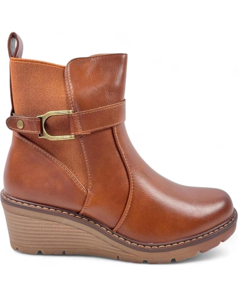 Stiefel TIMBOS  für Damen BOTIN CUNA DE MUJER CAMEL 130857  MARRóN