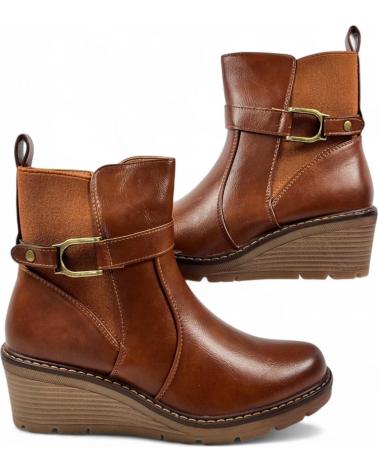 Stiefel TIMBOS  für Damen BOTIN CUNA DE MUJER CAMEL 130857  MARRóN