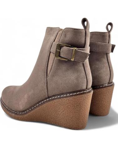 Woman Mid boots TIMBOS BOTIN CUNA DE MUJER KAKI 130852  MARRóN