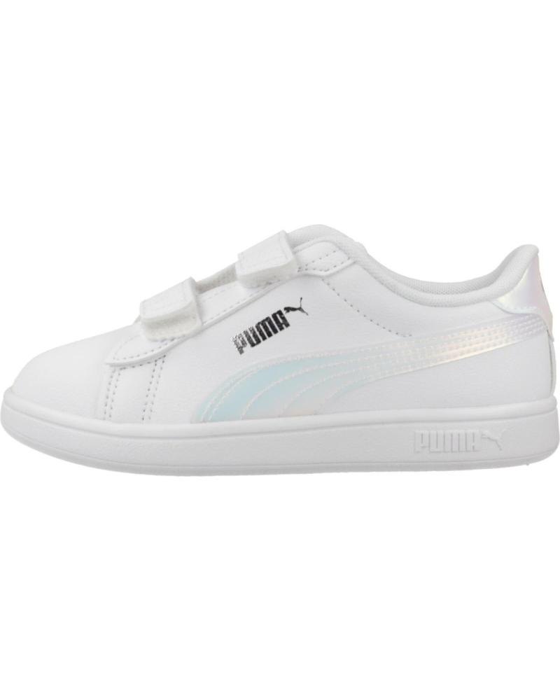 Deportivas PUMA  de Niña ZAPATILLAS NINA MODELO SMASH 3 0 HOLO 2 0 V COLOR BLANCO WHI  WHITE