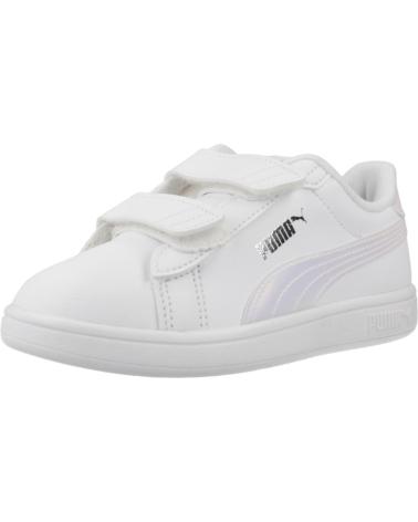 Deportivas PUMA  de Niña ZAPATILLAS NINA MODELO SMASH 3 0 HOLO 2 0 V COLOR BLANCO WHI  WHITE