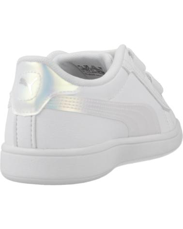 Deportivas PUMA  de Niña ZAPATILLAS NINA MODELO SMASH 3 0 HOLO 2 0 V COLOR BLANCO WHI  WHITE
