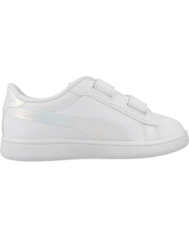 Deportivas PUMA  de Niña ZAPATILLAS NINA MODELO SMASH 3 0 HOLO 2 0 V COLOR BLANCO WHI  WHITE