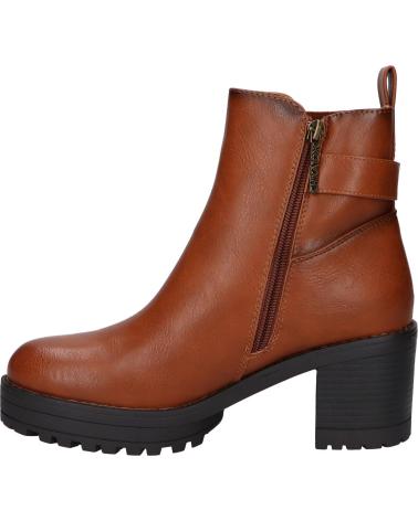 CHIKA10 BOTINES MUJER MODELO PILAR 24 COLOR MARRON CUERO