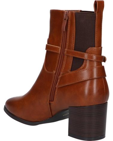 CHIKA10 BOTINES MUJER MODELO CAYETANA 03 COLOR MARRON CUERO