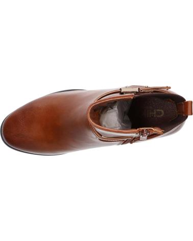 CHIKA10 BOTINES MUJER MODELO CAYETANA 03 COLOR MARRON CUERO