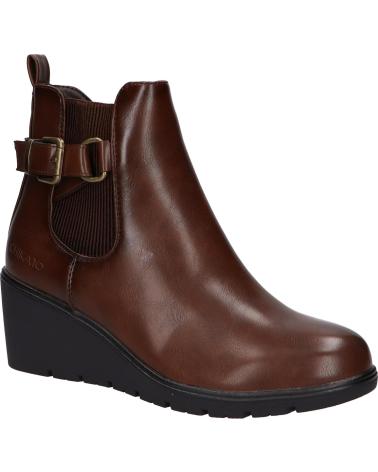 Bottines CHIKA10  pour Femme CLAKISA 01  MARRON-BROWN