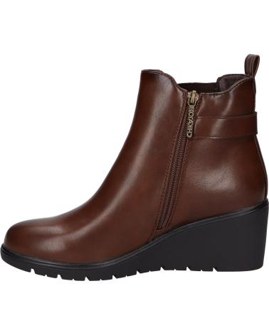 Bottines CHIKA10  pour Femme CLAKISA 01  MARRON-BROWN