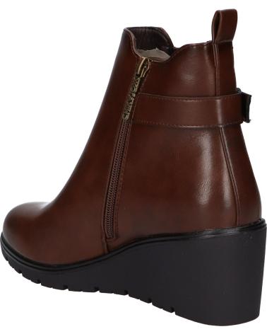 Bottines CHIKA10  pour Femme CLAKISA 01  MARRON-BROWN