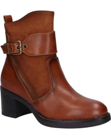 CHIKA10 BOTINES MUJER MODELO 157679 COLOR MARRON CUERO