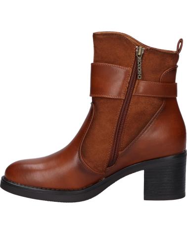 CHIKA10 BOTINES MUJER MODELO 157679 COLOR MARRON CUERO