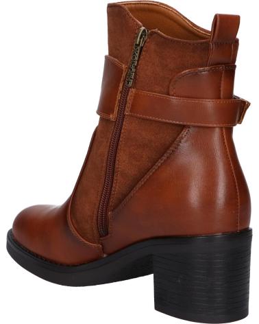 CHIKA10 BOTINES MUJER MODELO 157679 COLOR MARRON CUERO