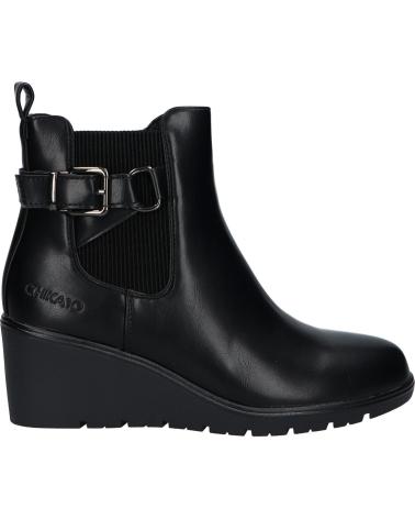 Bottines CHIKA10  pour Femme CLAKISA 01  NEGRO-BLACK