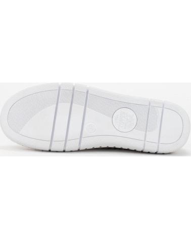 THE HAPPY MONK ZAPATILLAS CASUAL SLIP-ON PERFORADAS BLANCAS BLANCO