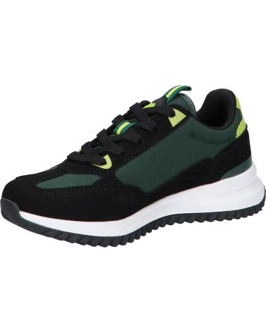 Deportivas KAPPA  de Niño ZAPATILLA NINO AUTHENTIC ARKLOW NEGRA Y VERDE 321U7XW  NEGRO