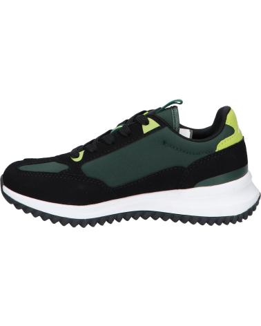 Deportivas KAPPA  de Niño ZAPATILLA NINO AUTHENTIC ARKLOW NEGRA Y VERDE 321U7XW  NEGRO