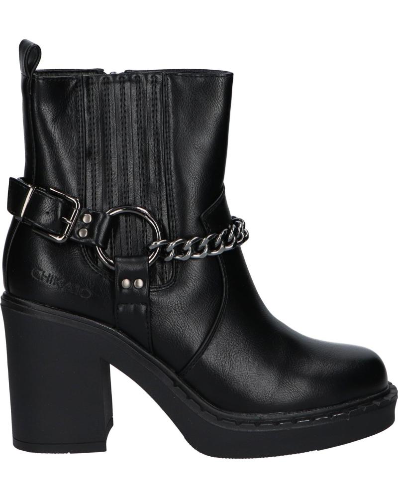 Stiefel CHIKA10  für Damen BERTA 03  NEGRO-BLACK