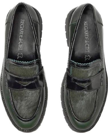 Mocasines REGARDE LE CIEL  de Mujer LETICIA-02 BOTTIGLIA  NEGRO