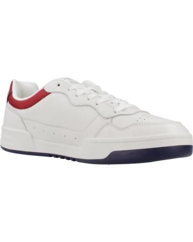 Scarpe sport TOMMY JEANS  per Uomo ZAPATILLAS TJM CUPSOLE LEATHER ESS  BLANCO