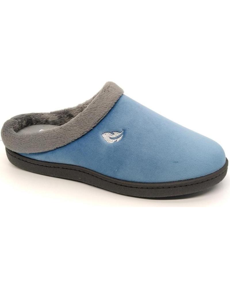 Woman House slipers PLUMAFLEX ZAPATILLA ROAL 12230 JEANS  AZUL