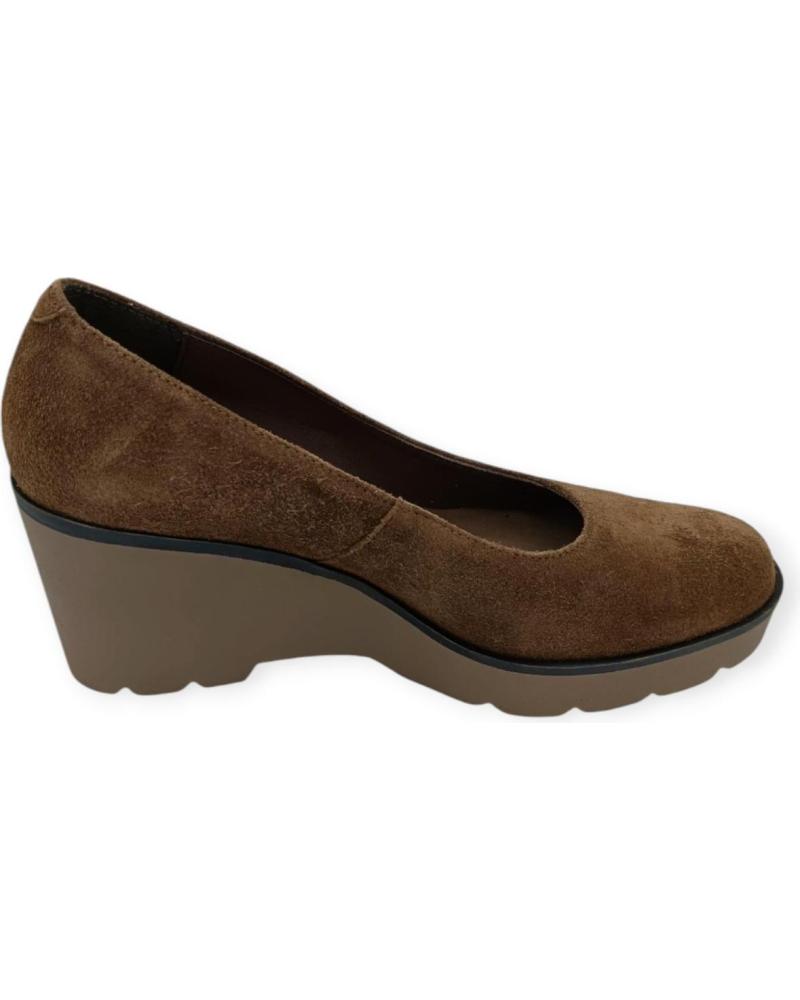Sapatos de salto CASUAL  de Mulher ZAPATO PIEL CUA MARRON SV-9505  MARRN
