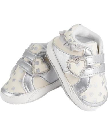 Scarpe De Niña MAYORAL BEBE 9569 DEPORTIVA PARA RECIEN NACIDO  METáLICO