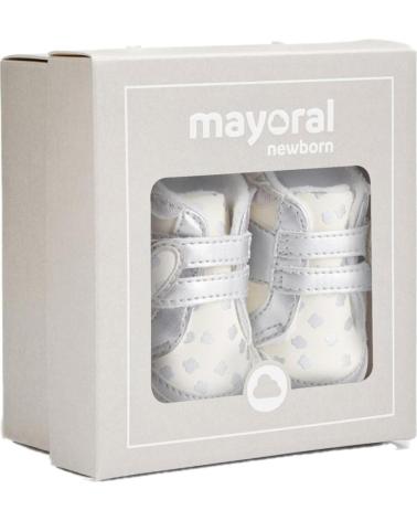 Scarpe De Niña MAYORAL BEBE 9569 DEPORTIVA PARA RECIEN NACIDO  METáLICO